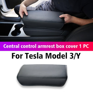 For Tesla Model 3 model Y Seat Back Car Anti Kick Pad Protector Interior Child Anti Dirty Leather Styling Accessories Decoration