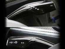 Cargar imagen en el visor de la galería, Real Carbon Fiber Wiper Shift Shifter Bar Cover Trim For Tesla Model 3 Model Y Interior Car Steering Wheel Accessories
