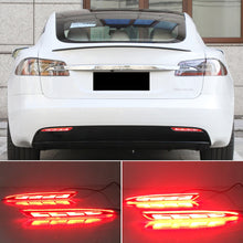 Load image into Gallery viewer, 2PCS Car LED Rear Lights For Tesla Model S 2012 - 2019 2020 2021 Turn Signal Reflector Bumper Lamp Brake Light
