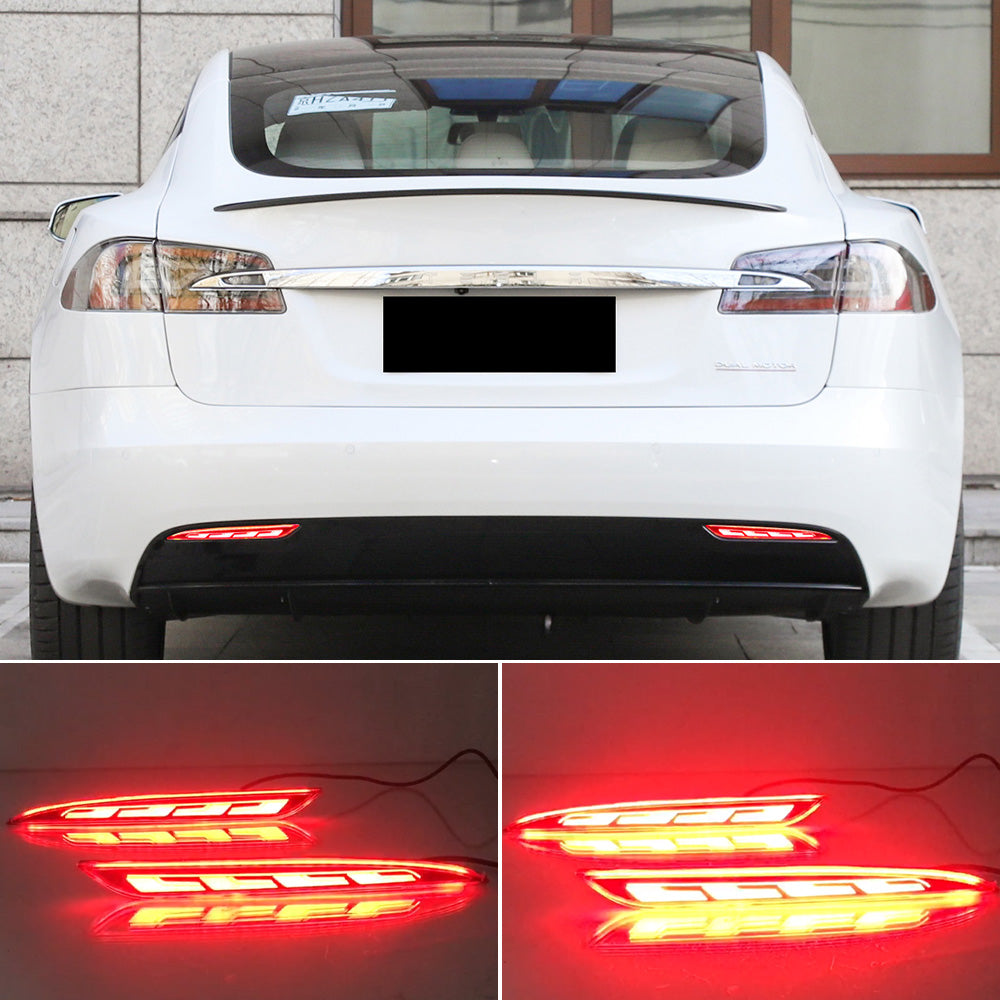 Model S Led Bar Rear 2PCS Car LED Rear Lights For Tesla Model S 2012 - 2019 2020 2021 Turn ...