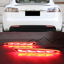 Charger l&#39;image dans la galerie, 2PCS Car LED Rear Lights For Tesla Model S 2012 - 2019 2020 2021 Turn Signal Reflector Bumper Lamp Brake Light
