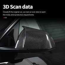 Load image into Gallery viewer, Trim For Tesla model Y  3 accessories/car model y model 3 carbon accessoires real carbon fiber Rear view mirror cover
