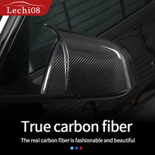 Carica l&#39;immagine nel visualizzatore di Gallery, Trim For Tesla model Y  3 accessories/car model y model 3 carbon accessoires real carbon fiber Rear view mirror cover
