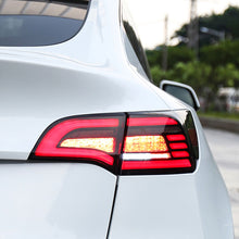 Cargar imagen en el visor de la galería, Car LED Tail Lights Taillight For Tesla Model 3 Y 2016 - 2023 Rear Lamp DRL + Dynamic Turn Signal + Reverse + Brake LED
