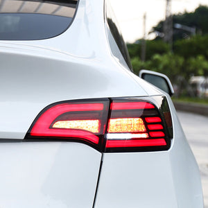 Car LED Tail Lights Taillight For Tesla Model 3 Y 2016 - 2023 Rear Lamp DRL + Dynamic Turn Signal + Reverse + Brake LED