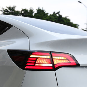 Car LED Tail Lights Taillight For Tesla Model 3 Y 2016 - 2023 Rear Lamp DRL + Dynamic Turn Signal + Reverse + Brake LED