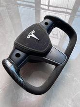 Load image into Gallery viewer, For Tesla High-end custom style steering wheel YOKE steering wheel carbon brazing dimensional steering wheel model3/modely
