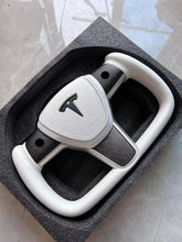 Load image into Gallery viewer, For Tesla High-end custom style steering wheel YOKE steering wheel carbon brazing dimensional steering wheel model3/modely
