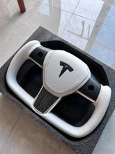 Charger l&#39;image dans la galerie, For Tesla High-end custom style steering wheel YOKE steering wheel carbon brazing dimensional steering wheel model3/modely
