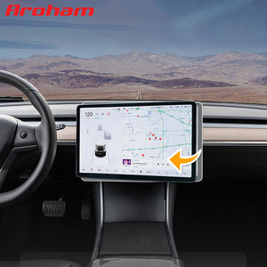 Aroham Electric Automatic For Tesla Model 3 Model Y Screen Swivel Mount Bracket Center Console Navigation Screen Rotating Holder