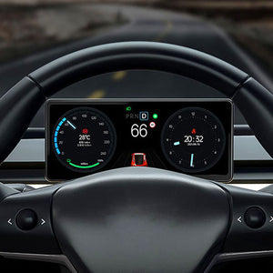 9 inch LCD Display For Tesla Model 3 Model Y 2020 2021 2022 2023 LCD Dashboard Carplay Narrow Frame HUD Wireless Display No noise