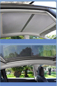 Aroham For Tesla Model Y 2020 2021 2022 2023 Summer Panoramic Roof Sunshade Sun Protection and Heat Insulation Stretchable